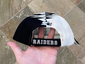 Vintage Oakland Raiders Starter Shockwave Strapback Football Hat