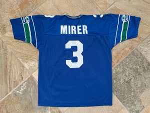Vintage Seattle Seahawks Rick Mirer Champion Football Jersey, Size 44, Large