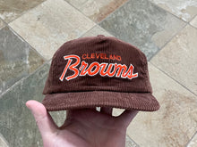 Load image into Gallery viewer, Vintage Cleveland Browns Sports Specialties Corduroy Script Football Hat