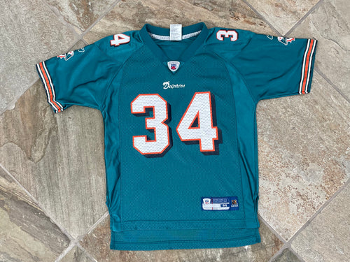 Vintage Miami Dolphins Ricky Williams Reebok Football Jersey, Size Youth Medium, 10-12