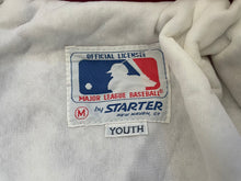 Load image into Gallery viewer, Vintage Philadelphia Phillies Starter Satin Baseball Jacket, Size Youth Medium, 8-10