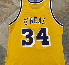 Load image into Gallery viewer, Vintage Los Angeles Lakers Shaquille O&#39;Neal Champion Basketball Jersey, Size 48, XL