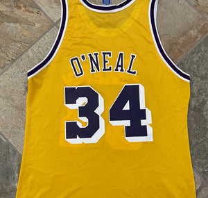 Vintage Los Angeles Lakers Shaquille O'Neal Champion Basketball Jersey, Size 48, XL