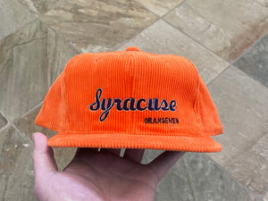Vintage Syracuse Orangemen The Game Corduroy Snapback College Hat