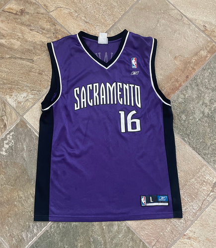 Vtg NIKE Peja Stojakovic Sacramento Kings Purple Jersey Size 