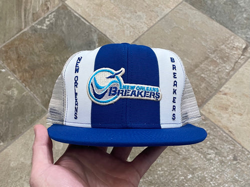 Vintage New Orleans Breakers USFL AJD Snapback Football Hat