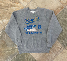 Load image into Gallery viewer, Vintage Kansas City Royals 1985 World Series Baseball Sweatshirt, Size Medium