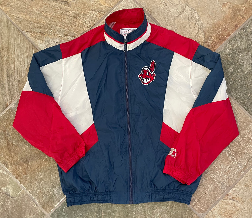 Vintage Cleveland Indians Starter Baseball Jacket, Size Medium