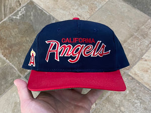 Vintage California Angels Sports Specialties Script Snapback Baseball Hat