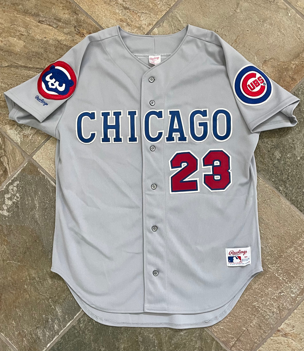 Vintage Chicago Cubs Ryne Sandberg Rawlings Baseball Jersey, Size