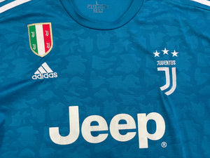 Juventus Ronaldo Adidas Soccer Jersey, Size Large