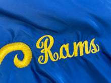Load image into Gallery viewer, Vintage Los Angeles Rams DeLong Satin Football Jacket, Size Small