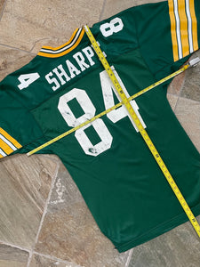 Vintage Green Bay Packers Sterling Sharpe Wilson Football Jersey, Size 44, Large