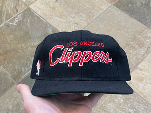 Vintage Los Angeles Clippers Sports Specialties Script Snapback Basketball Hat