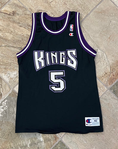 Vintage Sacramento Kings Tyus Edney Champion Basketball Jersey, Size 40, Medium