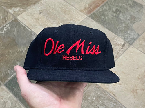 Vintage Ole Miss Rebels Sports Specialties Script Snapback College Hat
