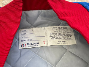 Vintage New York Giants DeLong Satin Football Jacket, Size Large