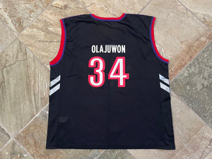 Vintage Toronto Raptors Hakeem Olajuwon Champion Basketball Jersey, Size 44, Large