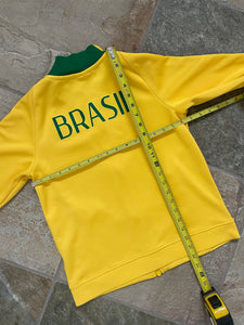 Brazil National Soccer Team Nike Warm Up Soccer Jacket, Size Youth Large, 12-14 ###