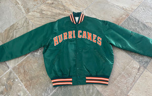 Vintage Miami Hurricanes Starter Satin College Jacket, Size XL