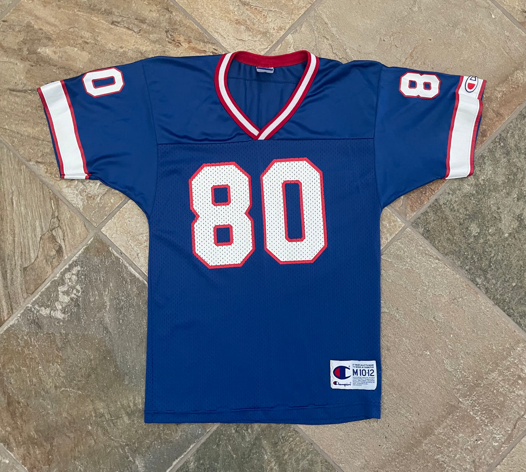 Vintage Buffalo Bills Eric Moulds Champion Football Jersey, Size Youth Medium, 10-12