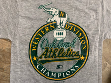Load image into Gallery viewer, Vintage Oakland Athletics Division Champions Starter Baseball TShirt, Size Medium