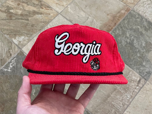 Vintage Georgia Bulldogs Universal Corduroy Snapback College Hat