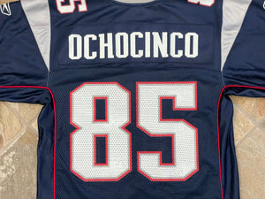 Vintage New England Patriots Chad Ochocinco Reebok Football Jersey, Size Small