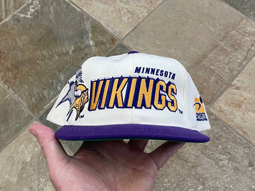 Vintage Minnesota Vikings Sports Specialties Shadow Snapback Football Hat