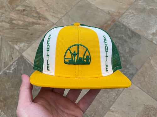 Vintage Seattle SuperSonics AJD Snapback Basketball Hat