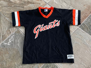 Vintage San Francisco Giants Sand Knit Baseball Jersey, Size Youth Large, 8-10