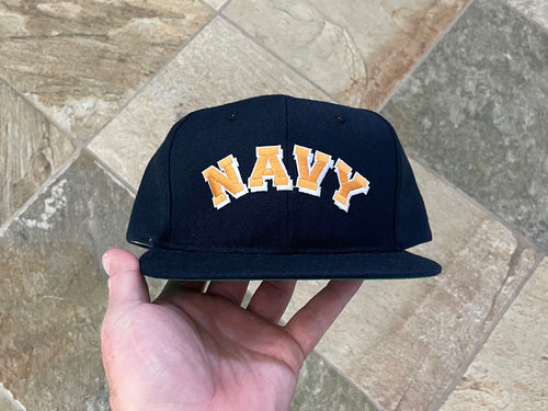 Vintage Navy Midshipmen New Era Snapback College Hat