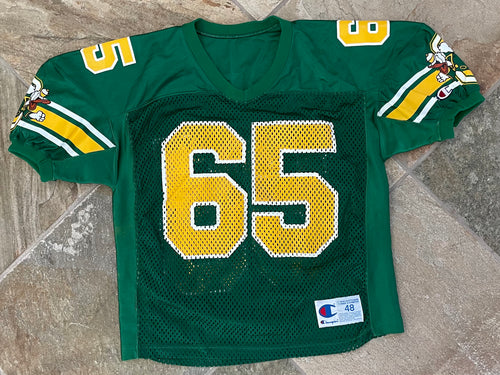 Vintage Oregon Ducks Champion Game Worn Football Jersey, Size 48, XL