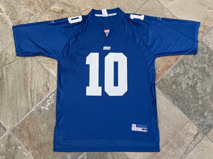 Vintage New York Giants Eli Manning Reebok Football Jersey, Size Large
