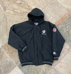 Vintage Miami Dolphins Starter Parka Football Jacket, Size Medium