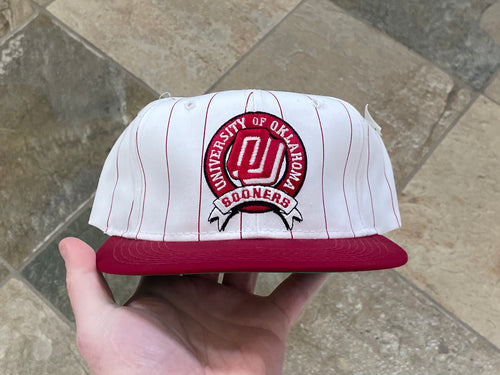 Vintage Oklahoma Sooners Starter Pinstripe Snapback College Hat