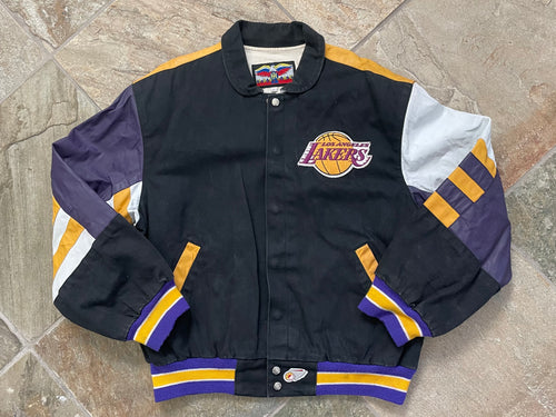 Vintage Los Angeles Lakers Jeff Hamilton Basketball Jacket, Size Large