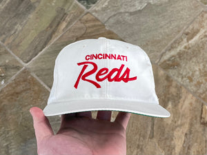 Vintage Cincinnati Reds Sports Specialties Script Snapback Baseball Hat