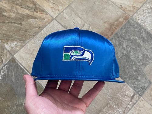 Vintage Seattle Seahawks AJD Satin Snapback Football Hat