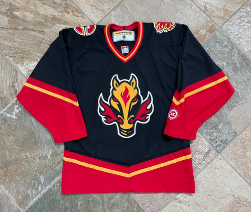 Vintage Calgary Flames Koho Snotrocket Hockey Jersey, Size Medium