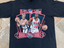 Load image into Gallery viewer, Vintage Dream Team Larry Bird Magic Johnson Nutmeg Basketball TShirt, Size Large