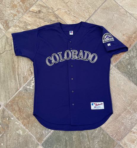 Vintage Colorado Rockies Russell Athletic Baseball Jersey, Size 48, XL