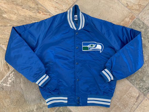 Vintage Seattle Seahawks Chalkline Satin Football Jacket, Size Medium