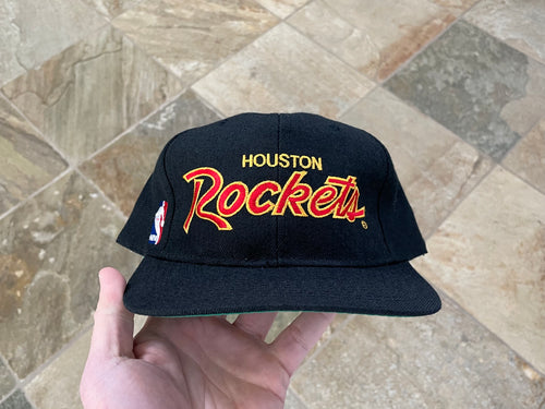 Vintage Houston Rockets Sports Specialties Script Snapback Basketball Hat