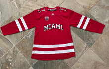 Load image into Gallery viewer, Miami of Ohio RedHawks College Adidas Hockey Jersey, Size 52, XXL