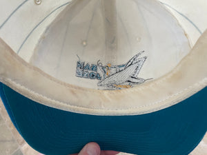 Vintage San Jose Sharks Starter Pinstripe Snapback Hockey Hat