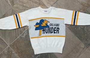 Vintage Orlando Thunder Cliff Engle Sweater Football Sweatshirt, Size Large