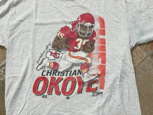 Load image into Gallery viewer, Vintage Kansas City Chiefs Christian Okoye Salem Football TShirt, Size XL