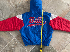 Vintage Buffalo Bills Logo 7 Parka Football Jacket, Size Large