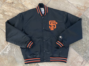 Vintage San Francisco Giants Starter Satin Baseball Jacket, Size Large